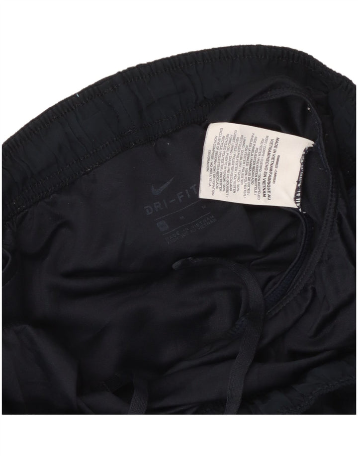Pantaloni scurti sport NIKE Dri Fit pentru femei UK 14 Poliester mediu bleumarin