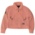 Jachetă Superdry pentru femei Teddy Bear oversized fleece UK 10 Small Pink