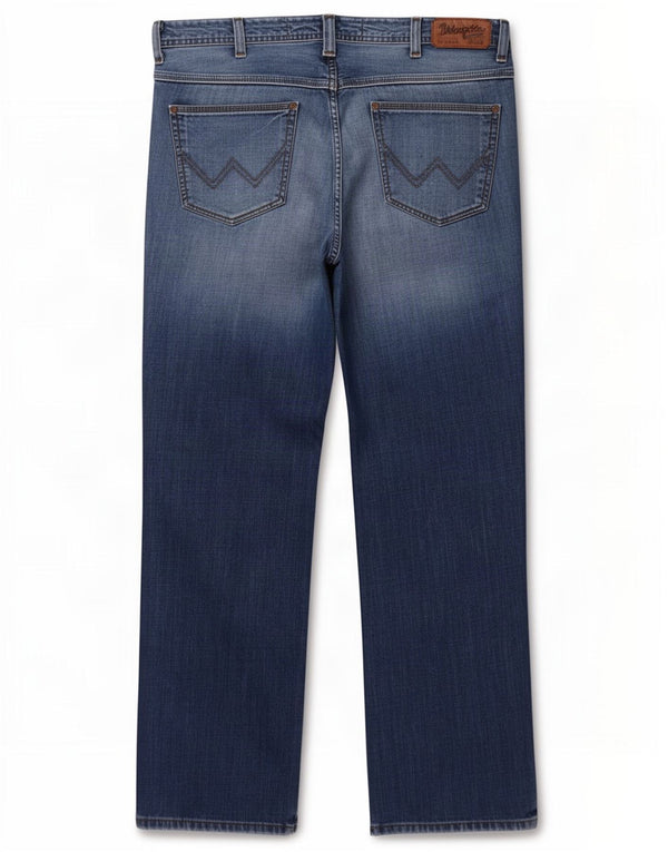 Blugi drepte Wrangler pentru bărbați Roxboro W36 L32 bumbac albastru