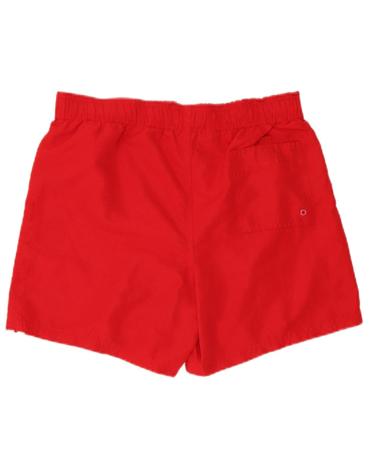 Pantaloni scurți de înot Diadora pentru bărbați, poliester roșu mediu