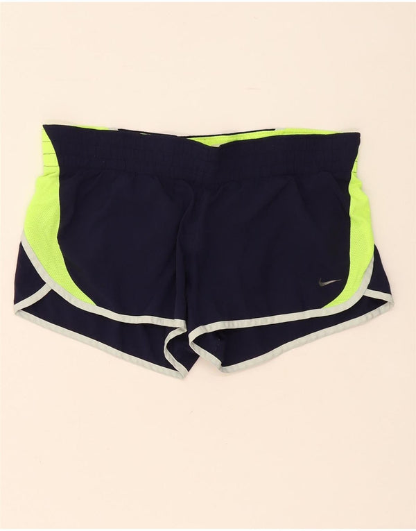 Pantaloni scurți sport obișnuiți pentru femei Nike UK 14, mediu bleumarin, sport blocuri de culoare