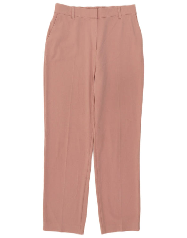 Marks & Spencer Pantaloni casual pentru femei cu talie înaltă UK 12 Medium W30 L28 Roz