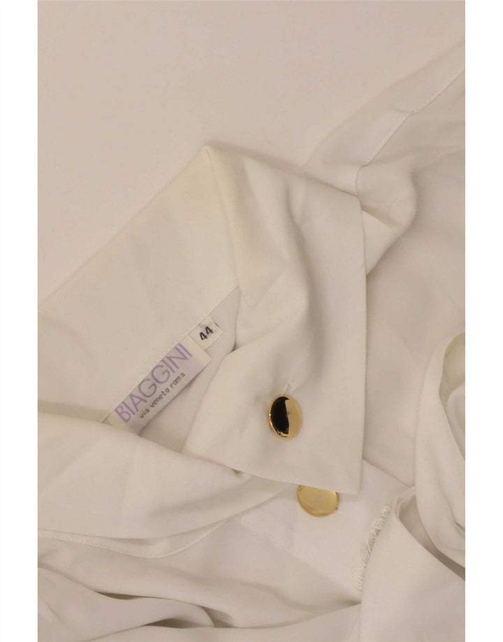 Bluză Cămașă Femei Biaggini EU 44 XL Albă
