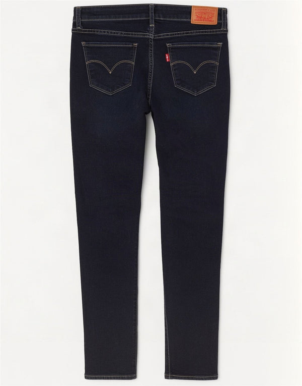 Blugi skinny 711 Levi's pentru femei W28 L30 bumbac bleumarin