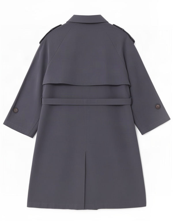Trench supradimensionat pentru femei Zara UK 10 Mic Gri