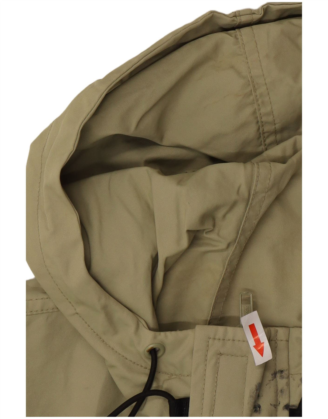 Jachetă Anorak cu glugă pentru bărbați CAT UK 40 mare bumbac kaki