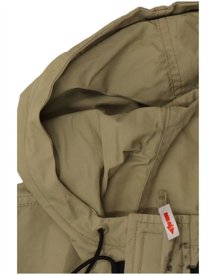 Jachetă Anorak cu glugă pentru bărbați CAT UK 40 mare bumbac kaki