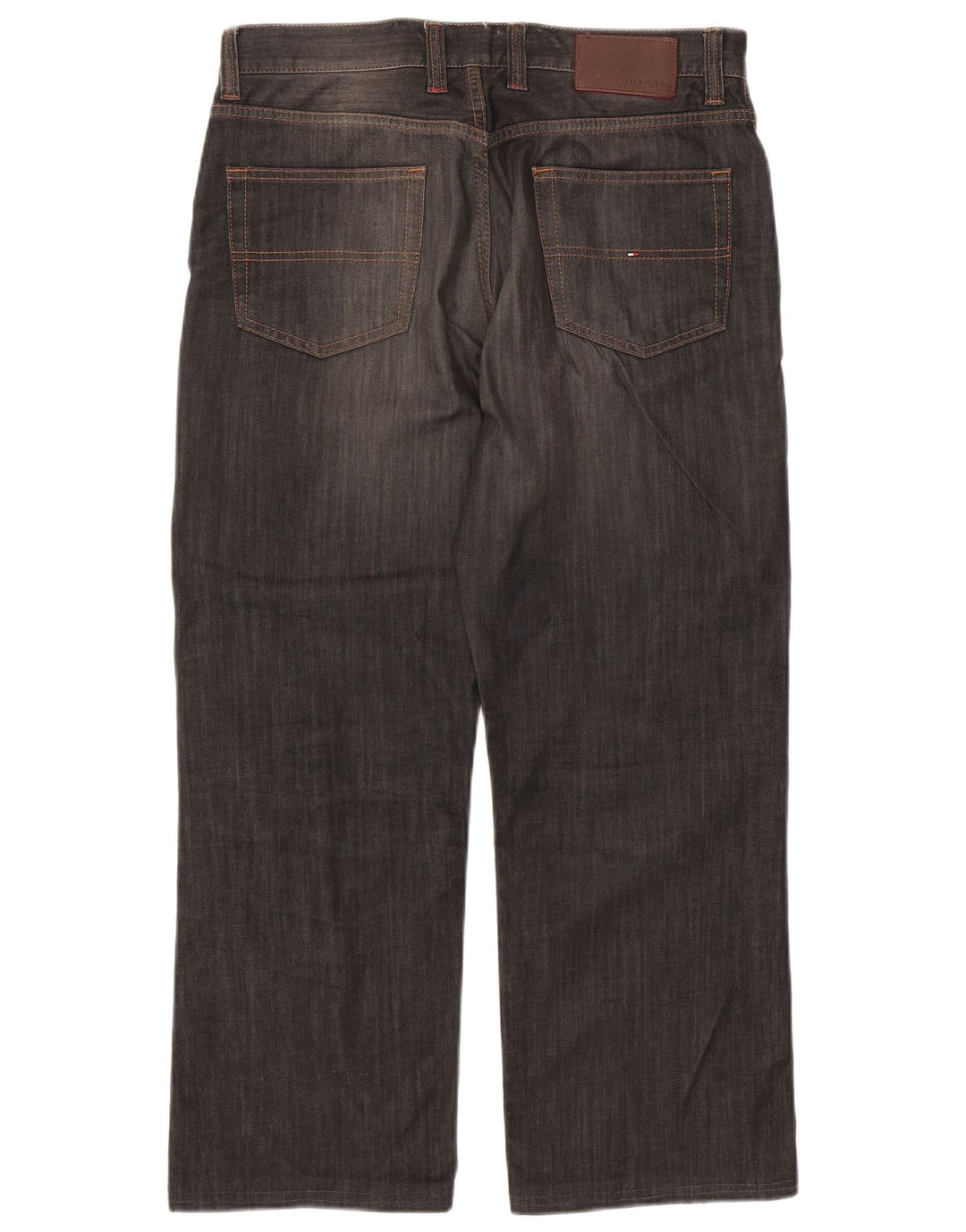 TOMMY HILFIGER Blugi drepti pentru bărbați W31 L28 bumbac gri