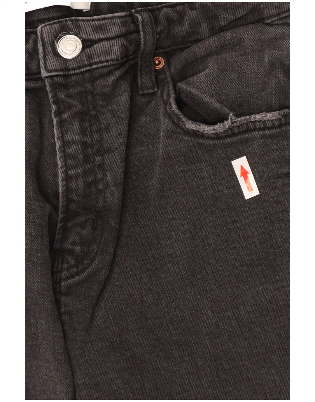 Blugi drepți pentru femei Zara EU 40 Medium W30 L26 Bumbac gri