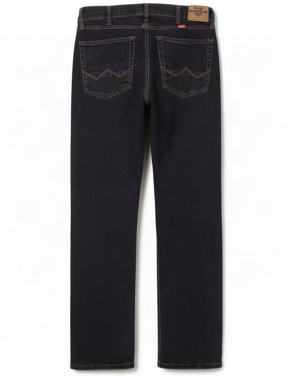 Blagi drepti pentru bărbați Wrangler W34 L30 Bumbac bleumarin