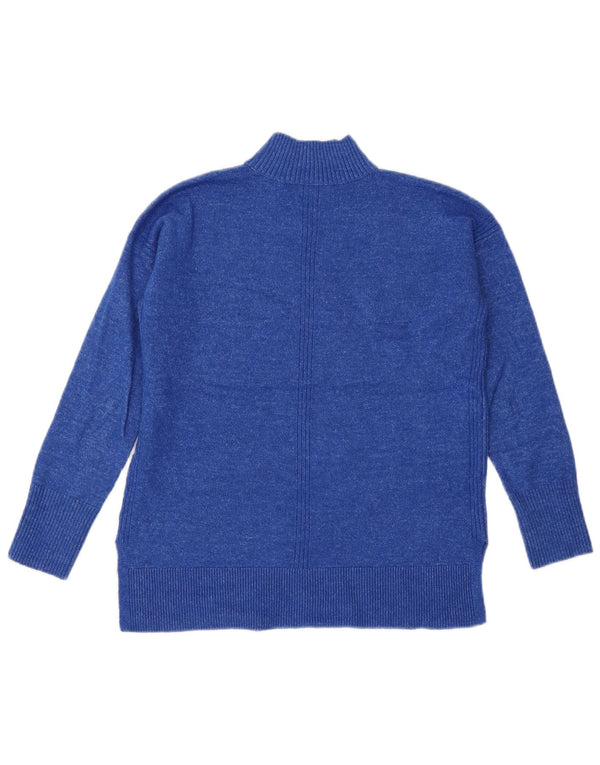 John Lewis Pulover oversized cu gât țestoasă pentru femei UK 8 Small Blue