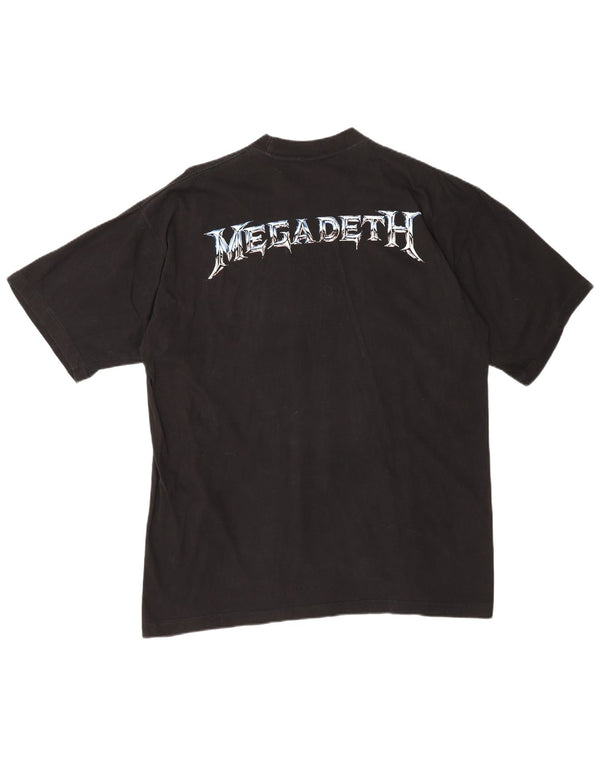 Tricou grafic pentru bărbați de epocă Megadeth 1994 Top XL, negru, bumbac, metal