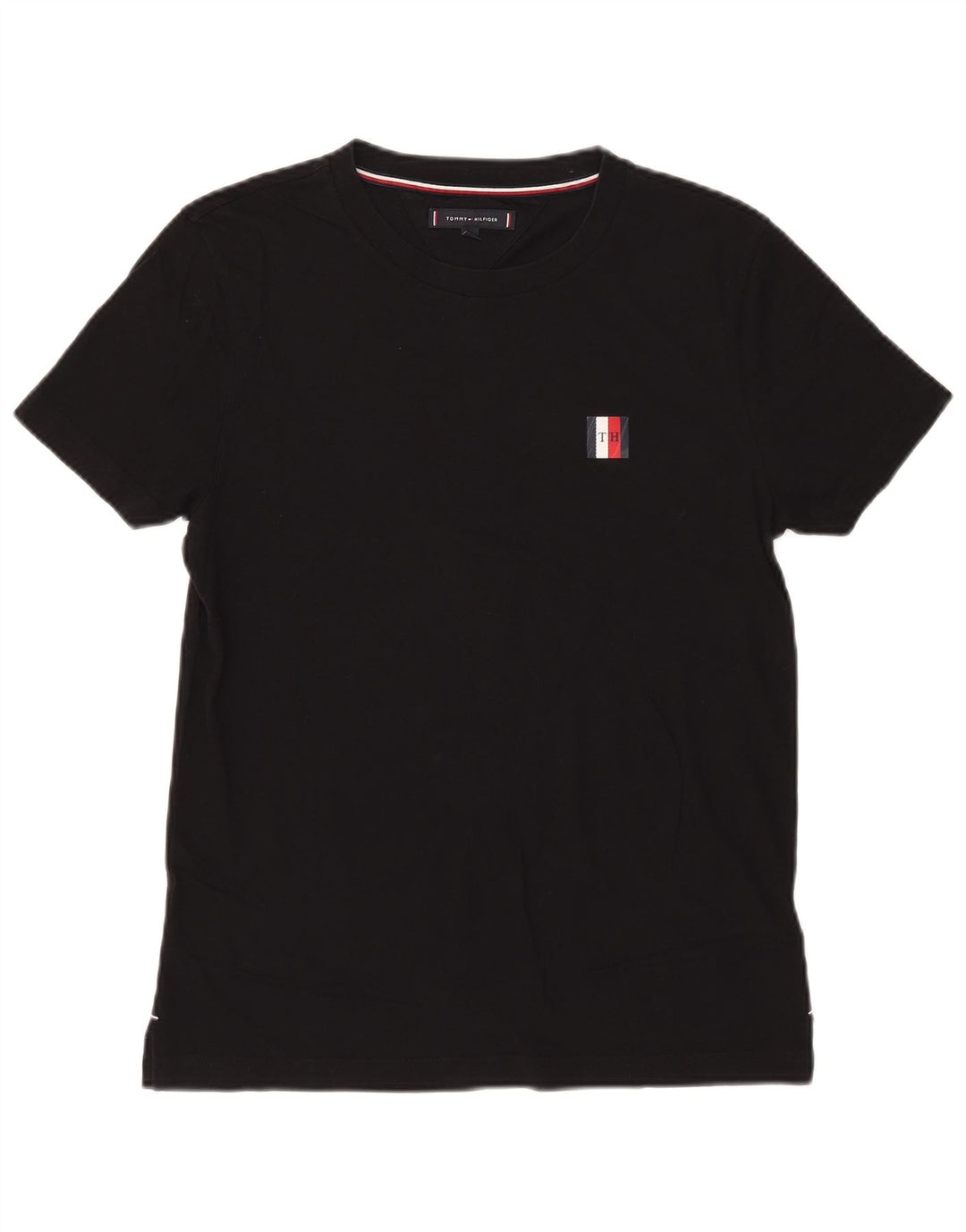Tricou pentru bărbați Tommy Hilfiger Top mediu negru bumbac