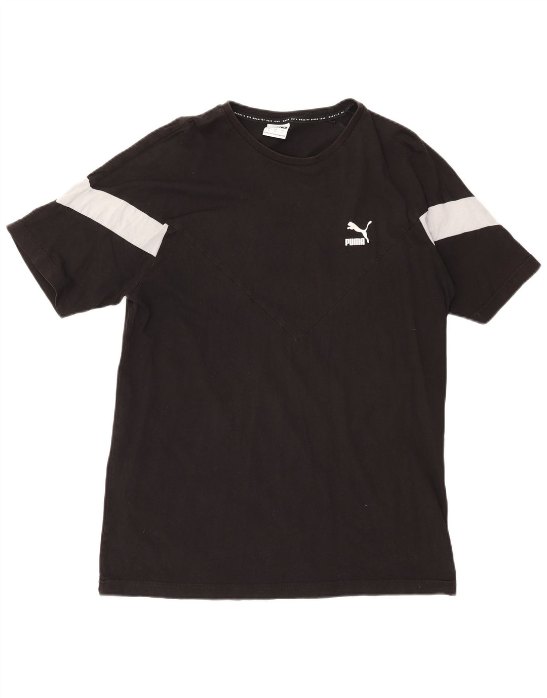 Tricou pentru bărbați Puma Top mare, negru, color block, bumbac