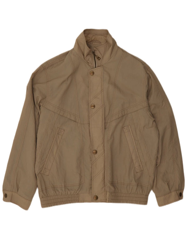Bomber vintage pentru bărbați UK 42 XL poliester bej