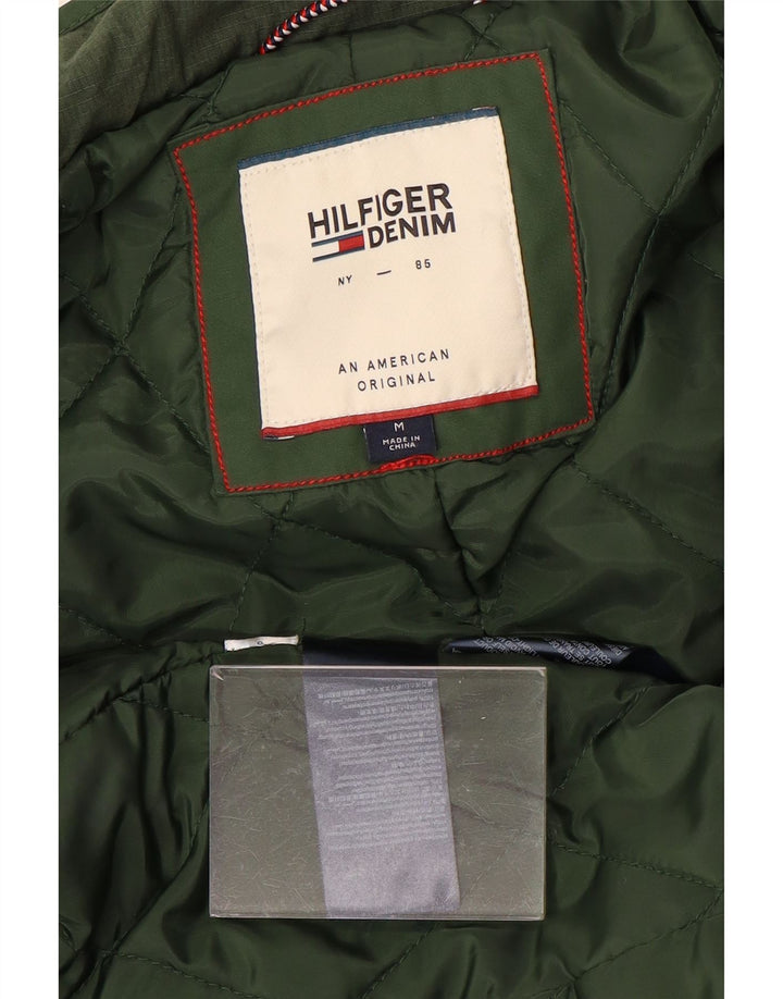 TOMMY HILFIGER Palton pentru femei UK 12 Bumbac verde mediu