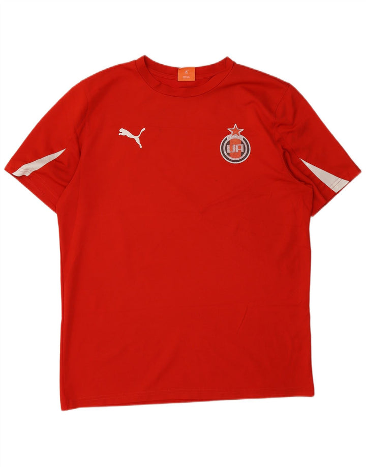 Tricou grafic Puma pentru bărbați Top mare roșu Colorblock
