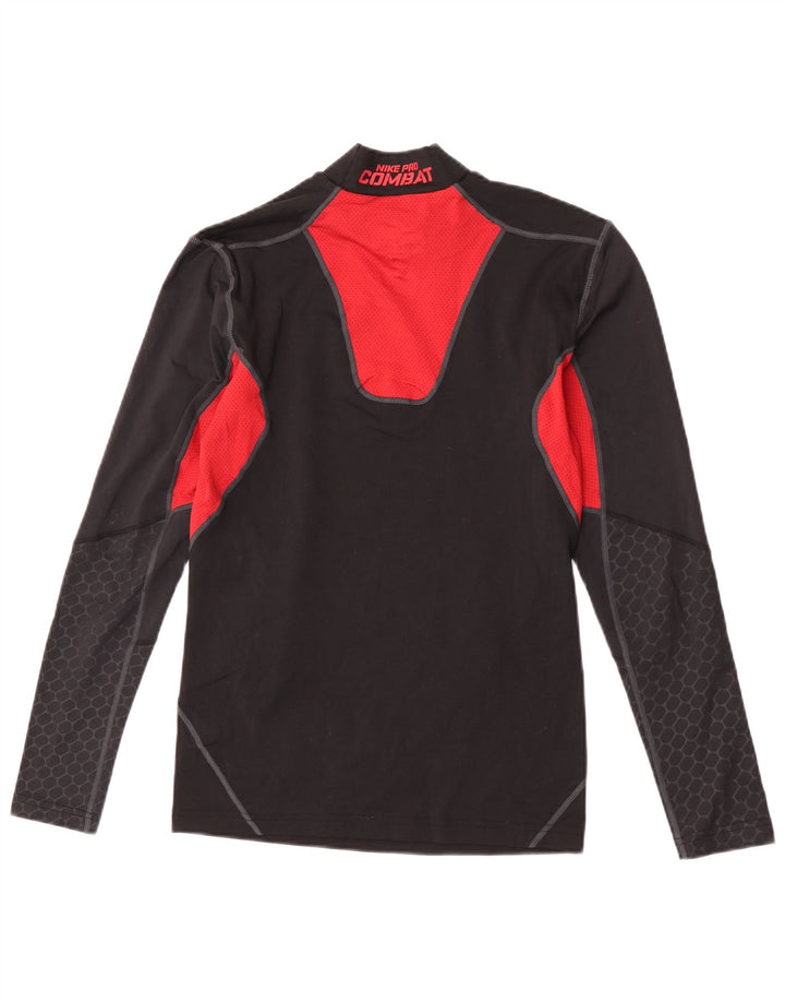 Tricou Nike Dri Fit Graphic Top cu mânecă lungă, negru mediu, color block