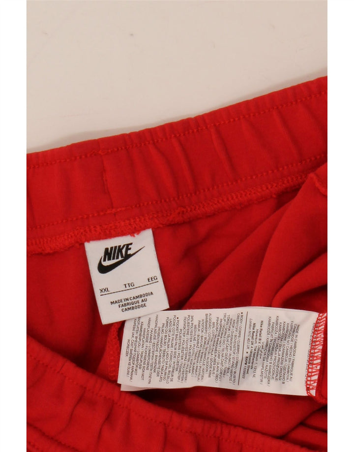 Pantaloni de trening pentru bărbați Nike Pantaloni de jogging 2XL, bumbac roșu