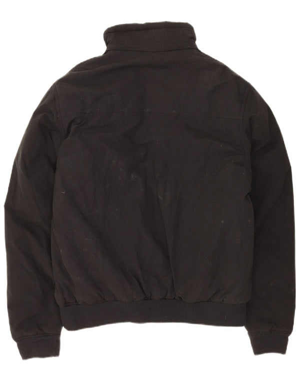 Jachetă de vânt pentru bărbați ASICS UK 40, mare, negru, bumbac