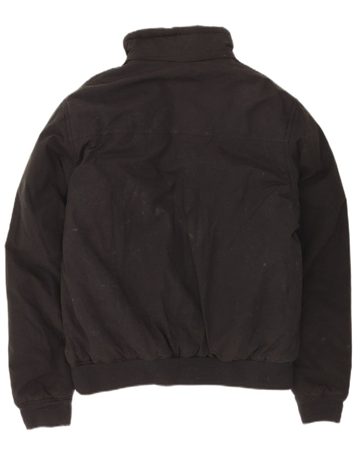 Jachetă de vânt pentru bărbați ASICS UK 40, mare, negru, bumbac