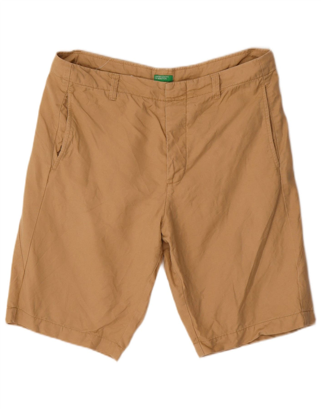 Pantaloni scurți chino pentru bărbați Benetton IT 48 Medium W34 Bej Bumbac