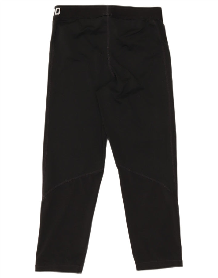 Leggings grafic NIKE Dri Fit pentru femei, poliester mediu negru