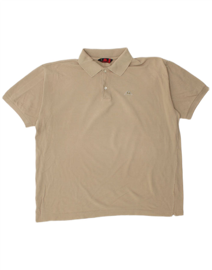 Cămașă polo pentru bărbați KAPPA 2XL Bej