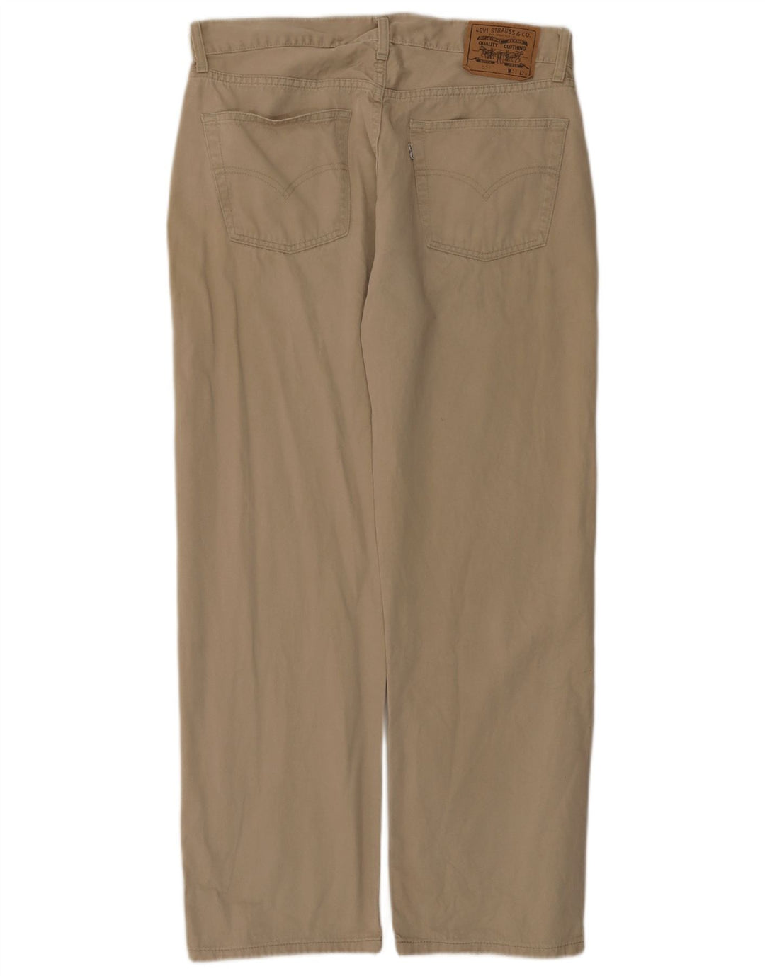 Blugi drepti pentru bărbați Levi's 551 W36 L30 bumbac bej