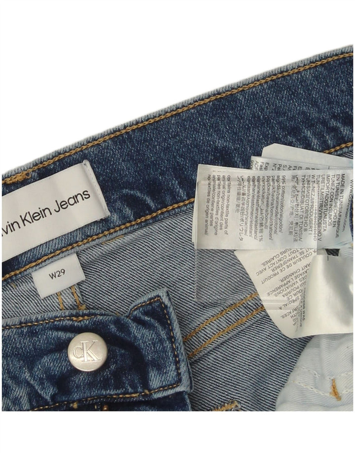 Pantaloni scurți din denim pentru bărbați CALVIN KLEIN W29 Bumbac albastru mic