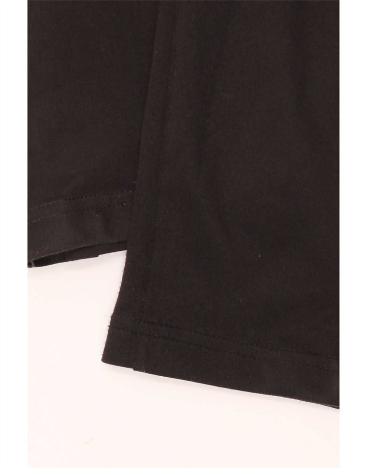 Pantaloni de trening grafic pentru bărbați Champion, poliester negru mic