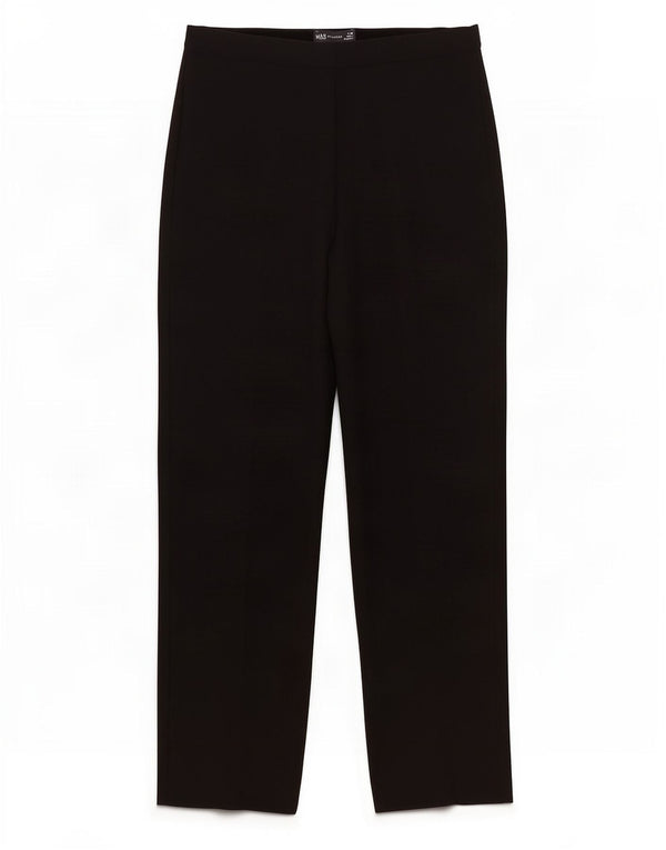 Pantaloni casual drepti pentru femei Marks & Spencer UK 8 Small W27 L28 Black