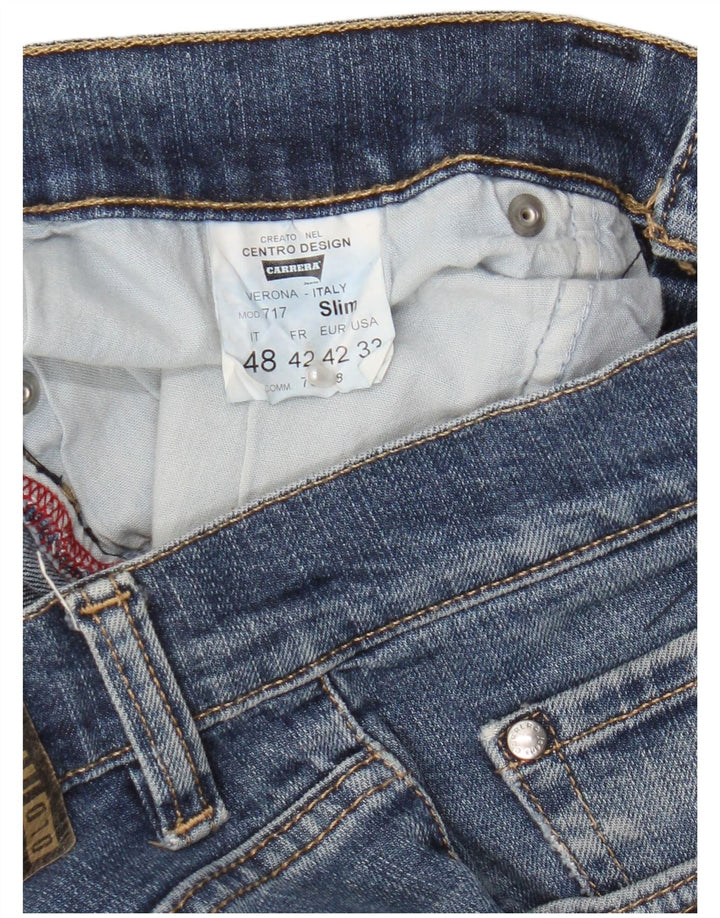 Blugi pentru bărbați Carrera 717 Slim IT 48 Medium W33 L31 Blue Bumbac