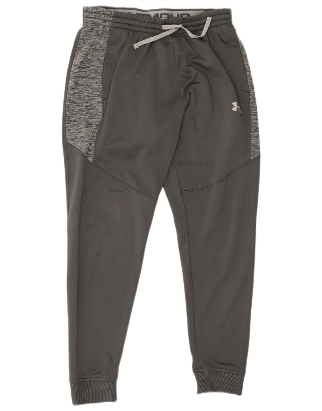 Pantaloni de trening Under Armour pentru bărbați Cold Gear Pantaloni de jogging, gri mediu pete