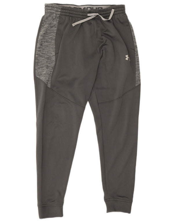 Pantaloni de trening Under Armour pentru bărbați Cold Gear Pantaloni de jogging, gri mediu pete