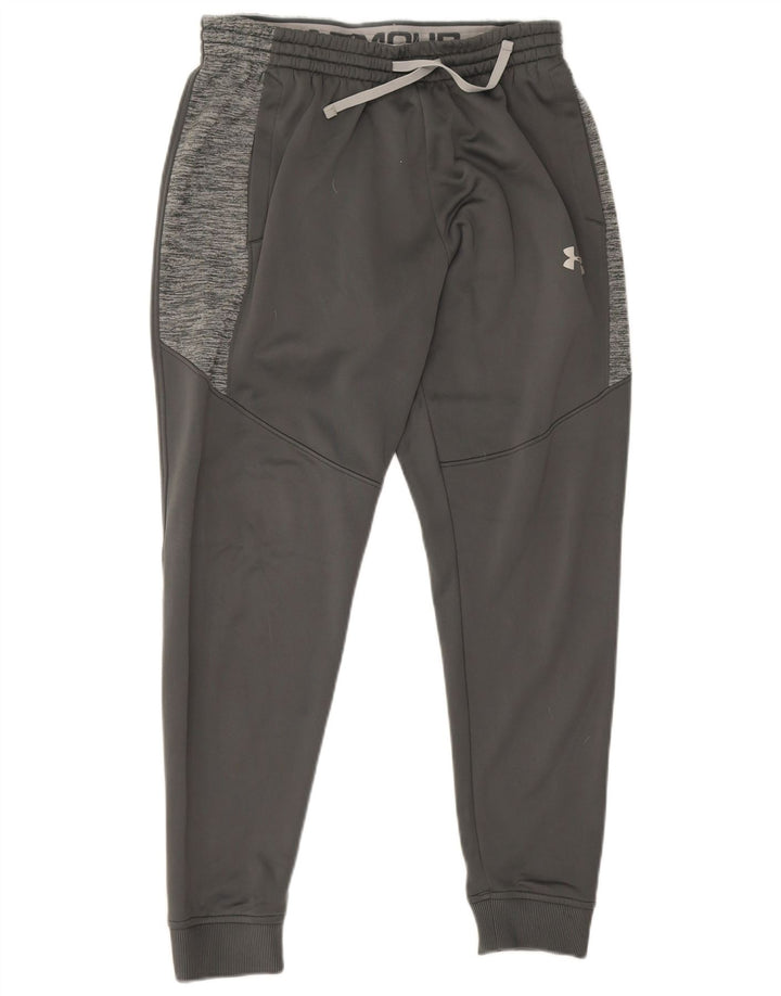 Pantaloni de trening Under Armour pentru bărbați Cold Gear Pantaloni de jogging, gri mediu pete