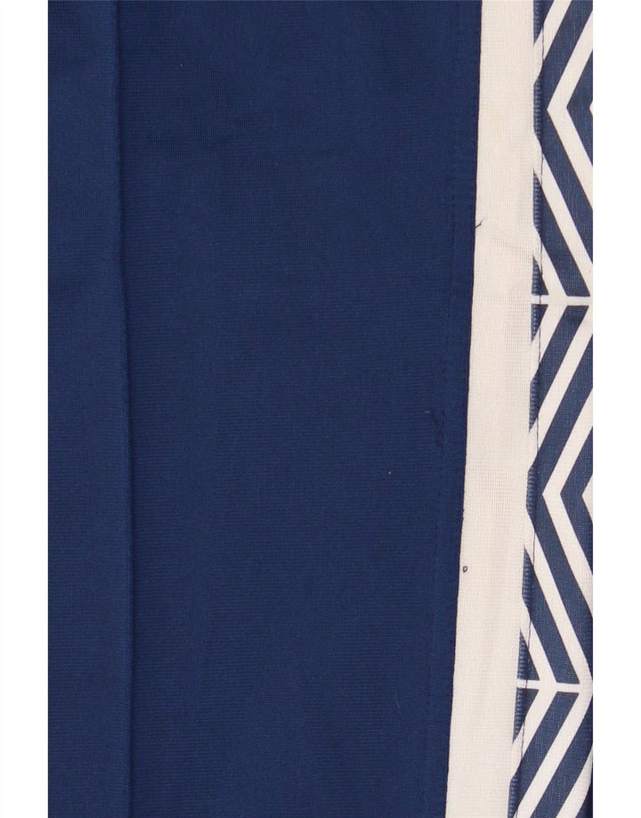 UMBRO Pantaloni de trening grafic pentru bărbați XL, poliester color-bloc, albastru bleumarin