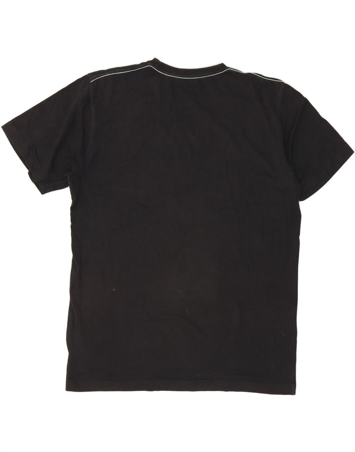 KAPPA Mens Graphic T-Shirt Top XL Black Cotton Vintage Kappa and Second-Hand Kappa from Messina Hembry 
