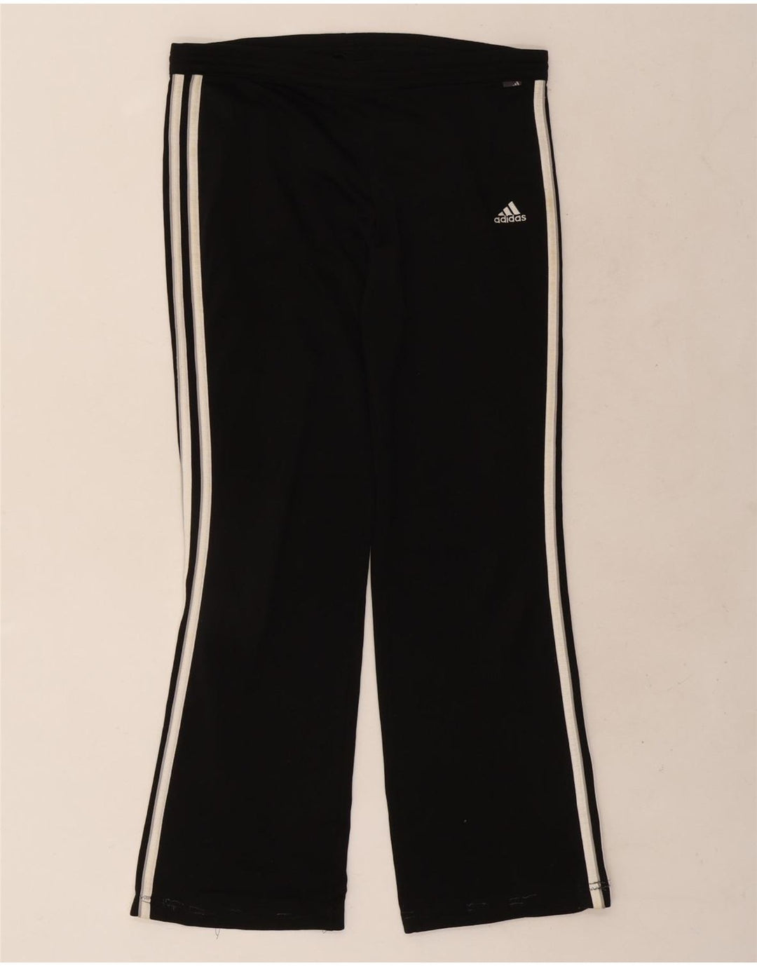 Pantaloni de trening Adidas pentru femei UK 8 Poliester negru mic
