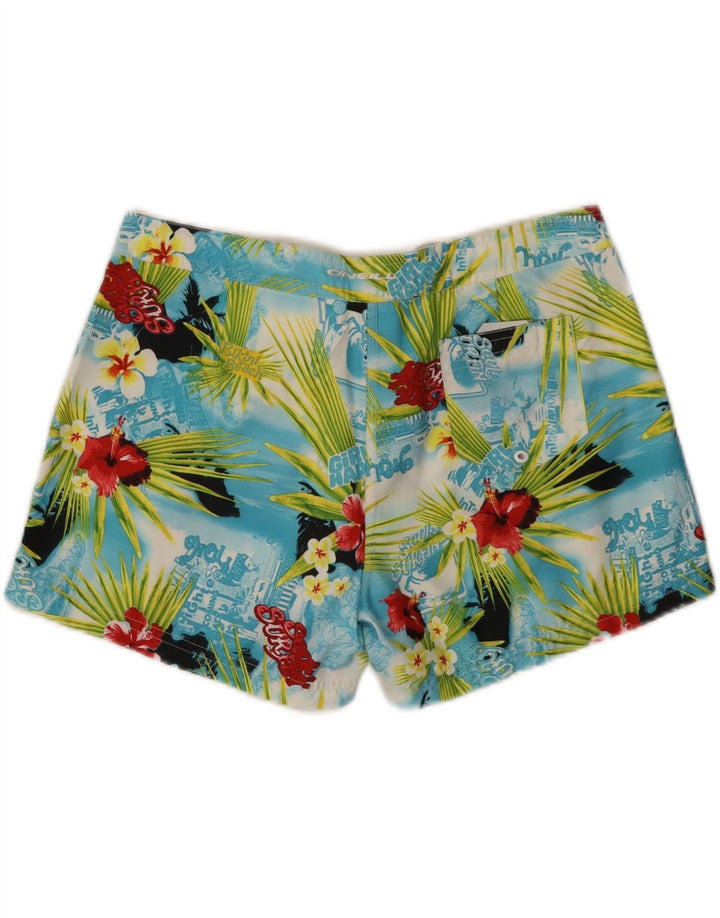 Pantaloni scurți de înot O'Neill, cu grafică, pentru femei UK 14, medii, multicolori, florale
