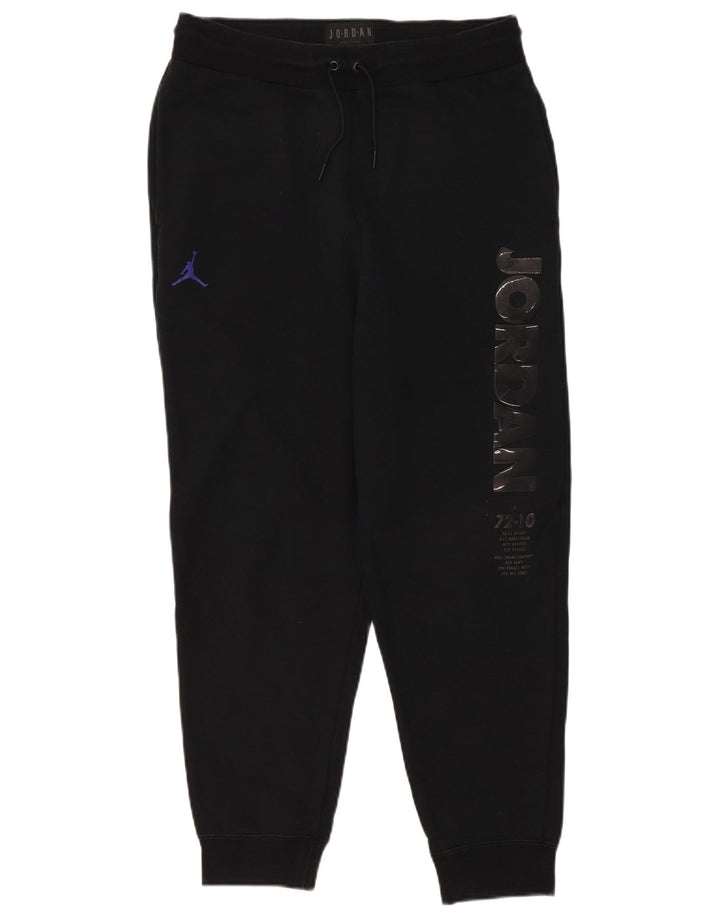 Pantaloni de trening Jordan grafic pentru bărbați Pantaloni de jogging, bumbac mediu negru