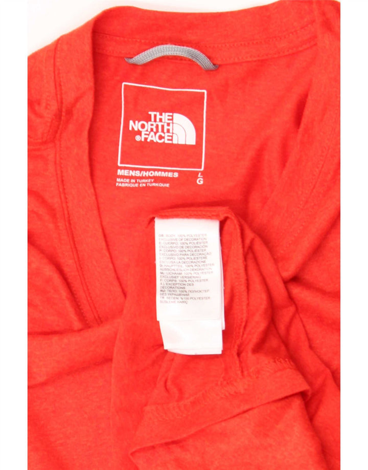 Tricou pentru bărbați The North Face Top mare poliester roșu