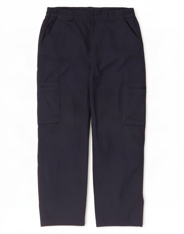 Pantaloni cargo drepti pentru bărbați Mountain Warehouse L32 L27 Poliester bleumarin