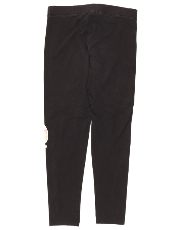 Leggings grafic Champion pentru femei UK 12 Medium Black