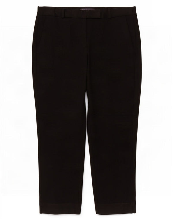 Pantaloni tăiați pentru femei Marks & Spencer UK 14 Large W32 L24 Black Viscose