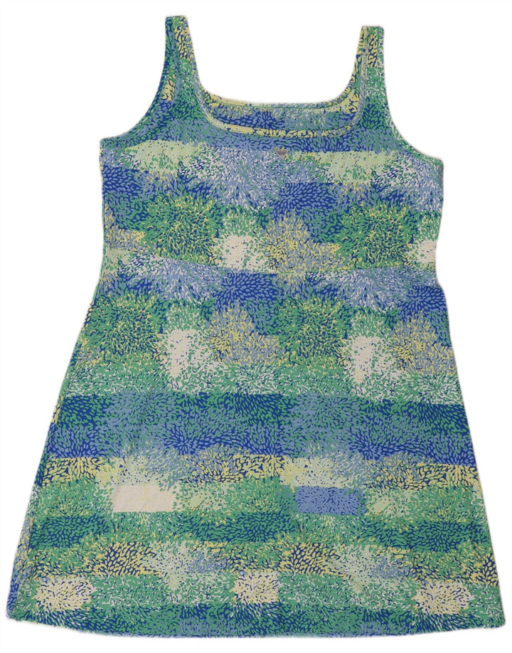 Rochie de soare Columbia cu model abstract pentru femei UK 18 XL poliester multicolor
