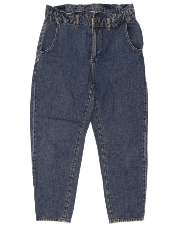 Blugi conici cu talie înaltă pentru femei Zara eu 34 2XS L24 L25 Bumbac albastru
