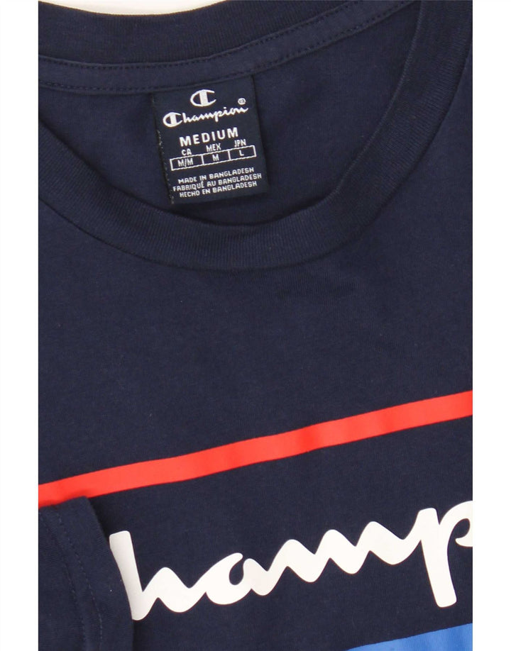 Tricou grafic pentru bărbați Champion Top Mediu Bleumarin
