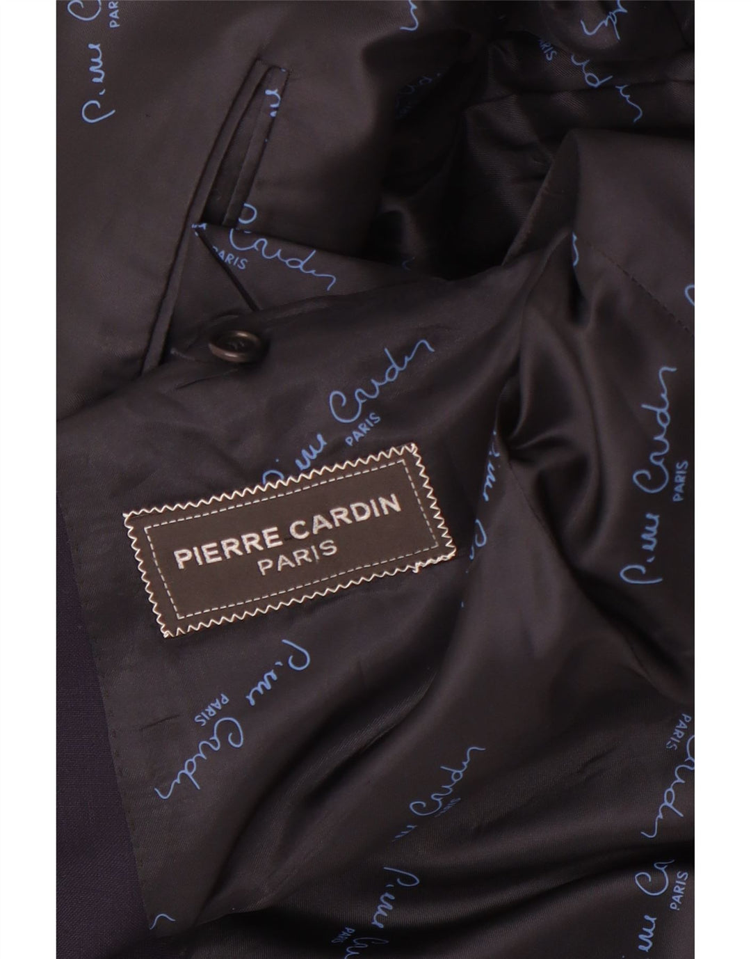 Jachetă pentru bărbați Pierre Cardin Blazer dublu-breasted UK 36 Small Bleumarin