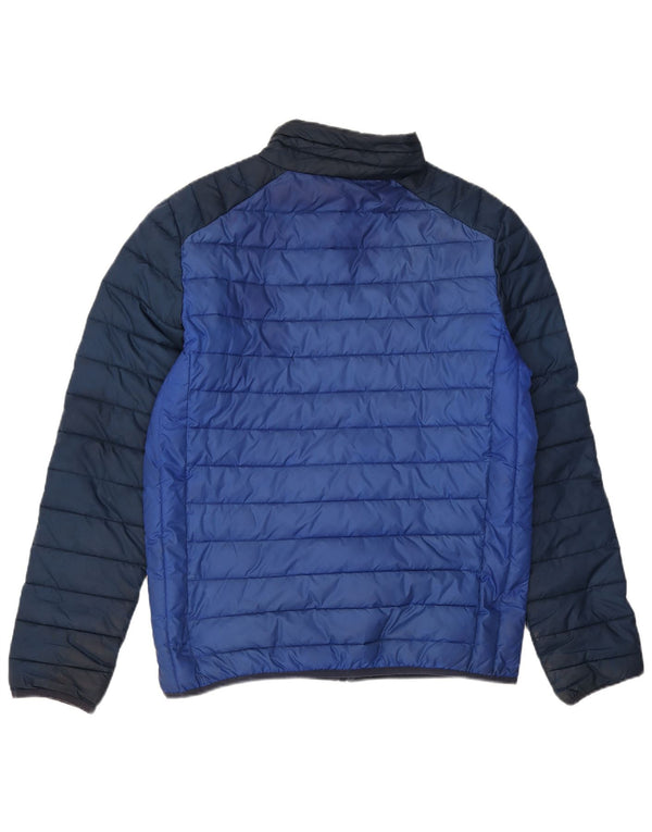 Jachetă căptușită pentru bărbați Ellesse UK 38 Medium Blue Colorblock Poliester